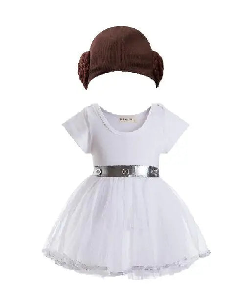 Dress  Princess Leia hat