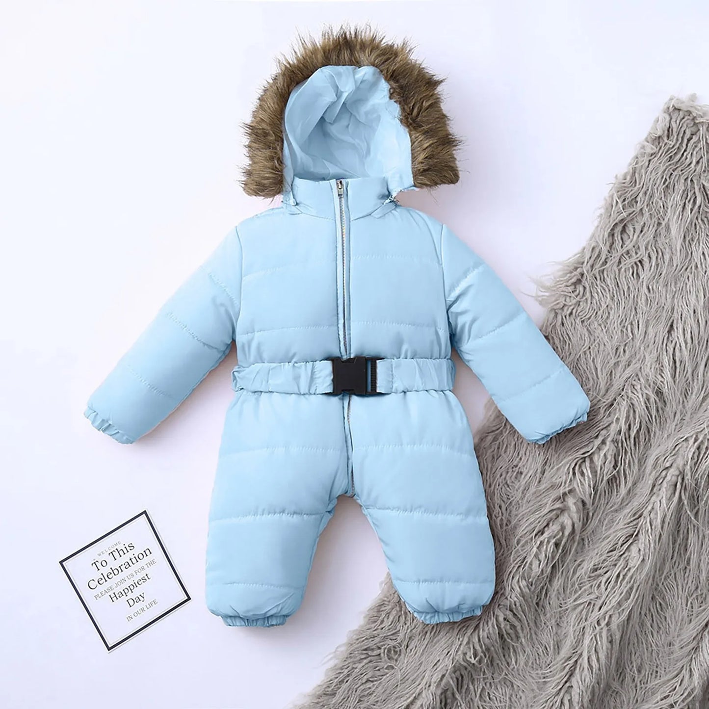 Snow wear Jacket Hooded Jumpsuit Warm Thick