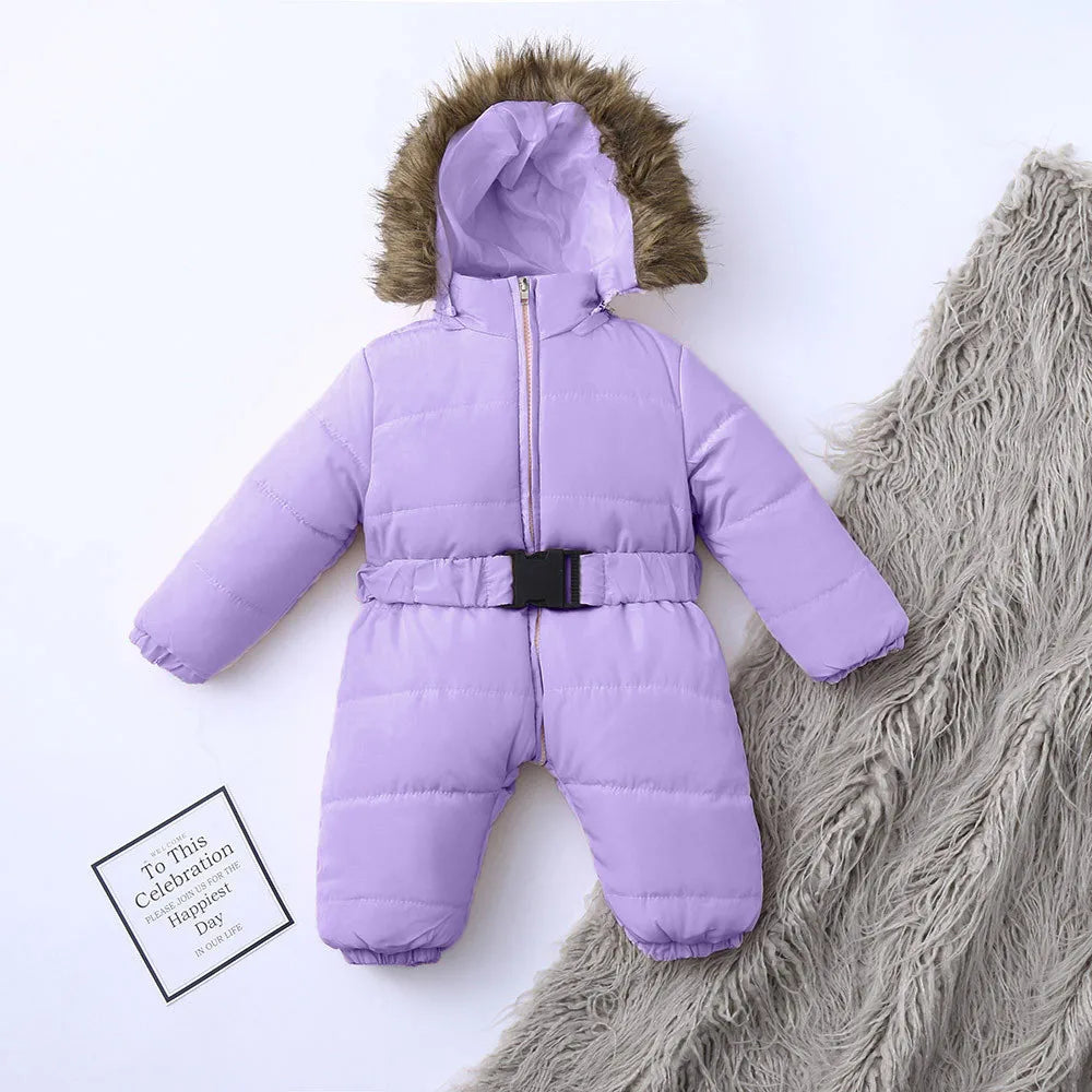 Snow wear Jacket Hooded Jumpsuit Warm Thick