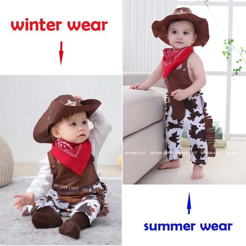 Cowboy Costume Rompers Halloween