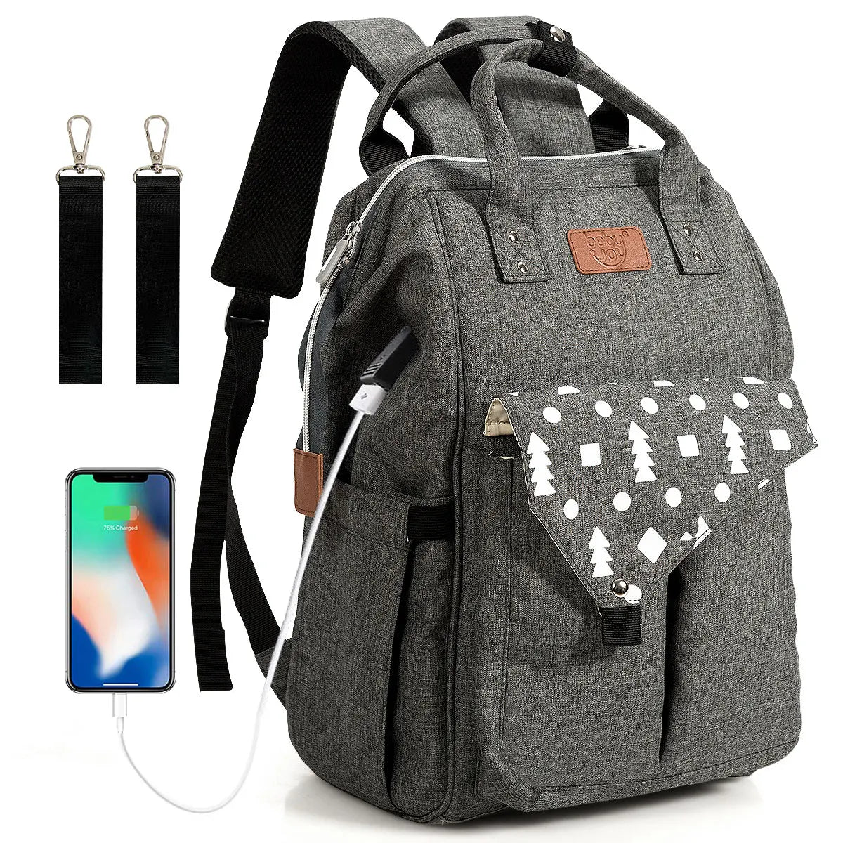 Backpack Waterproof Baby w/USB Charging Port