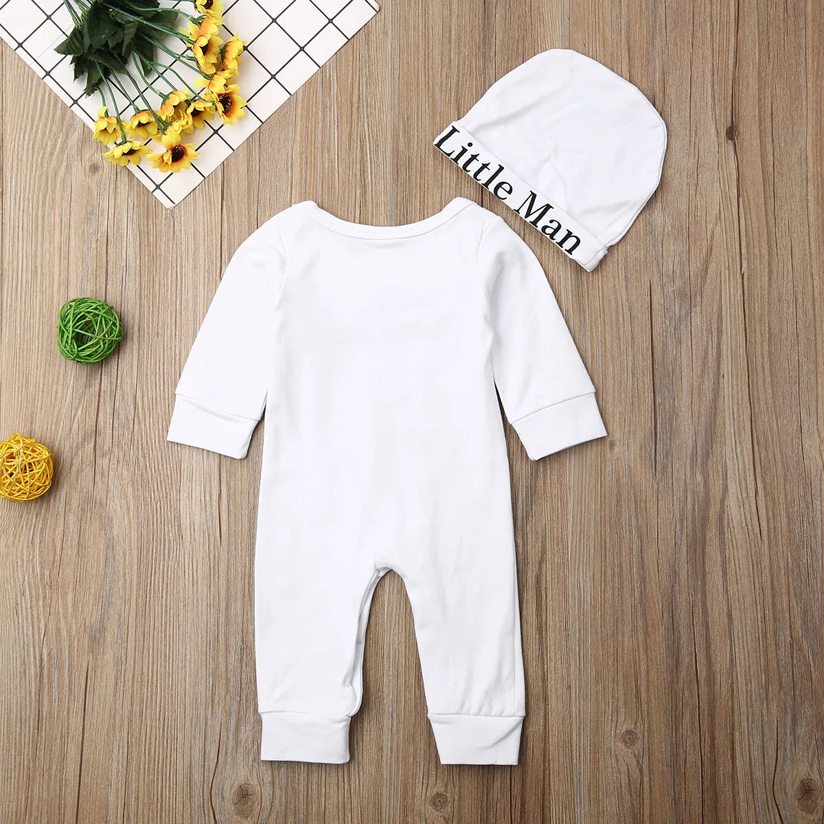 2PCS Newborn Clothes Cotton Long Sleeve