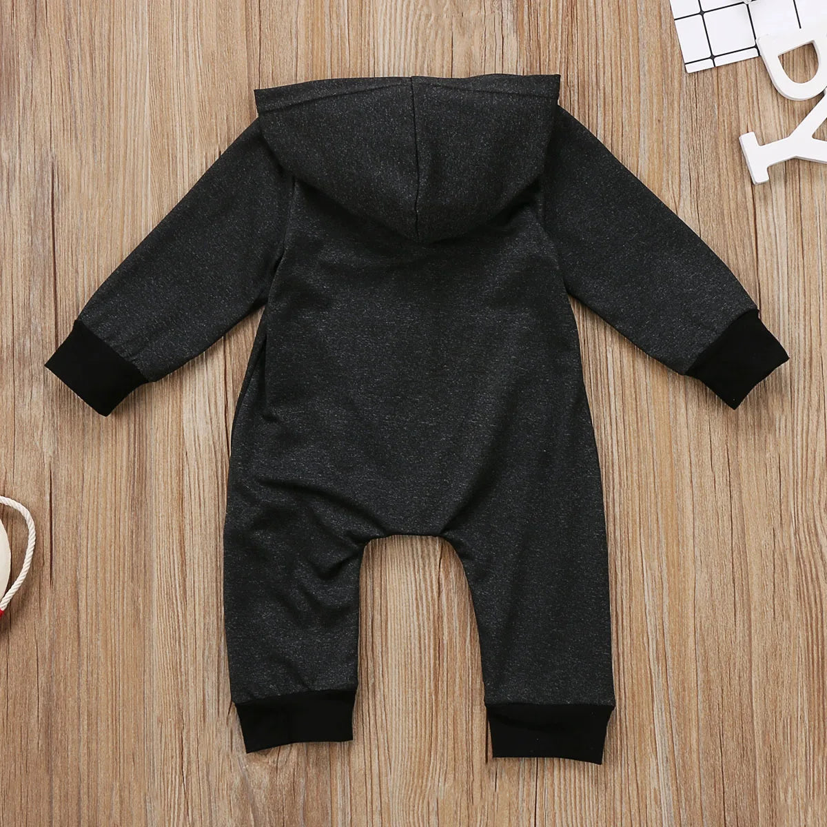 Warm Cotton Long Sleeve Hooded  Zipper Clothes