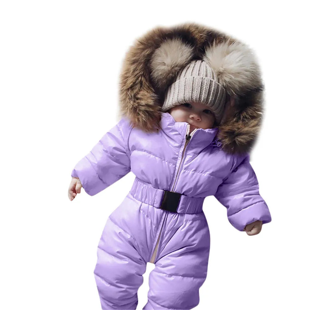 Snow wear Jacket Hooded Jumpsuit Warm Thick