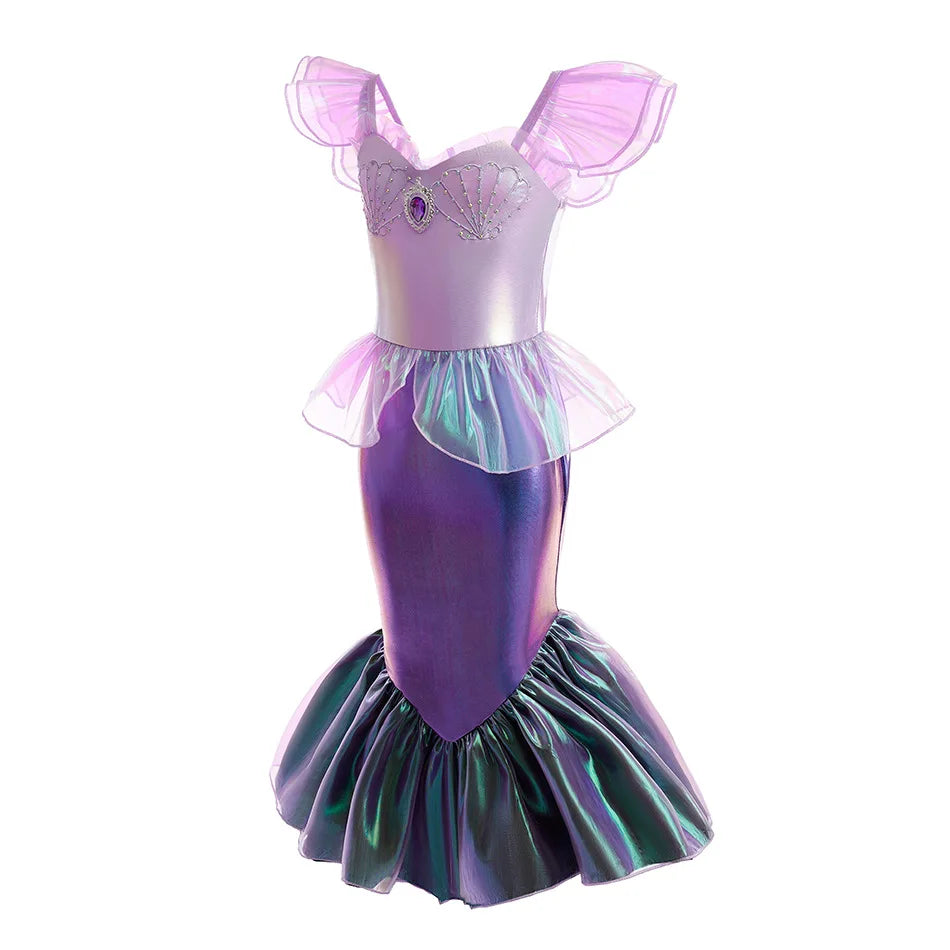 Ariel Siren Apparel Summer Beach Princess Mermaid Costume