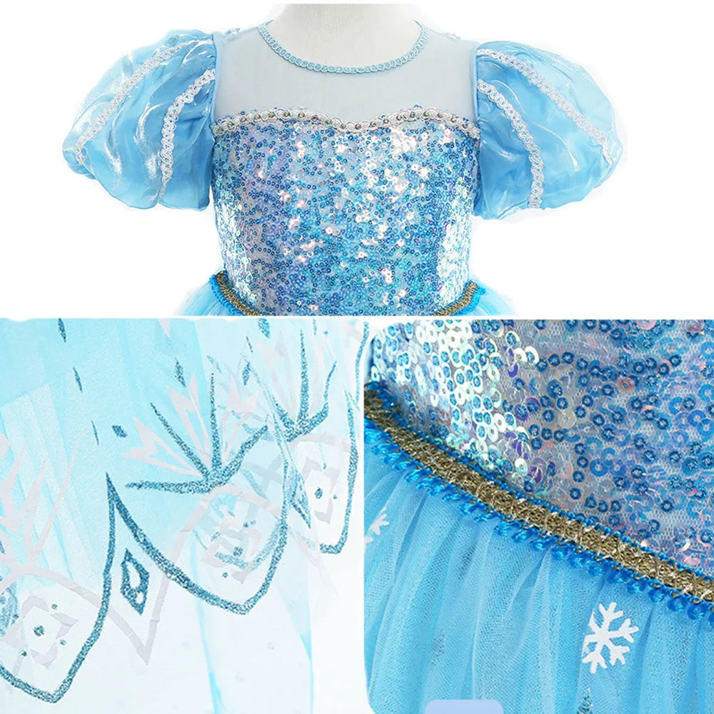 Princess Elsa Costume Halloween Christmas