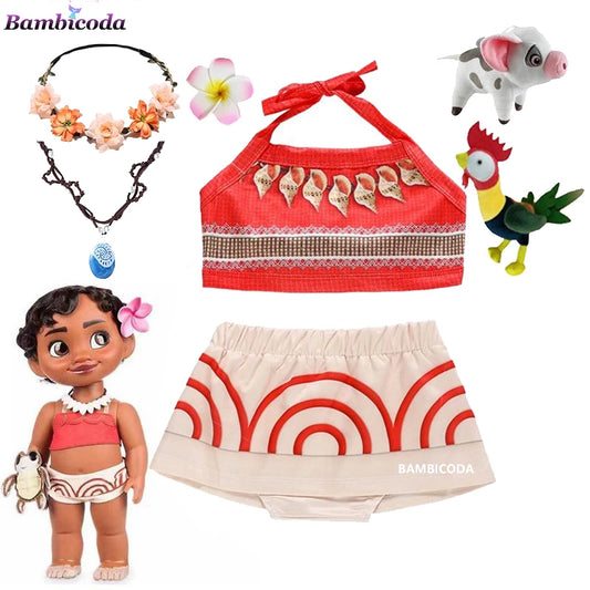 Moana Costumes Anime Movie Costume Halloween