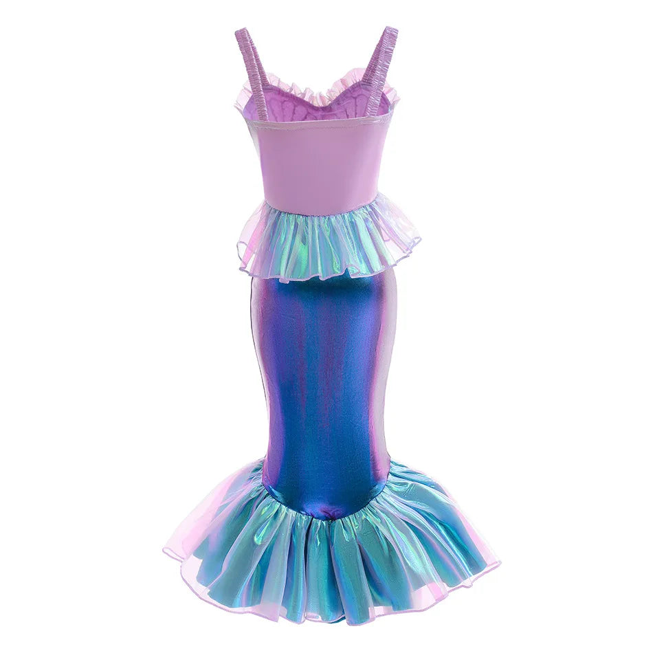 Ariel Siren Apparel Summer Beach Princess Mermaid Costume