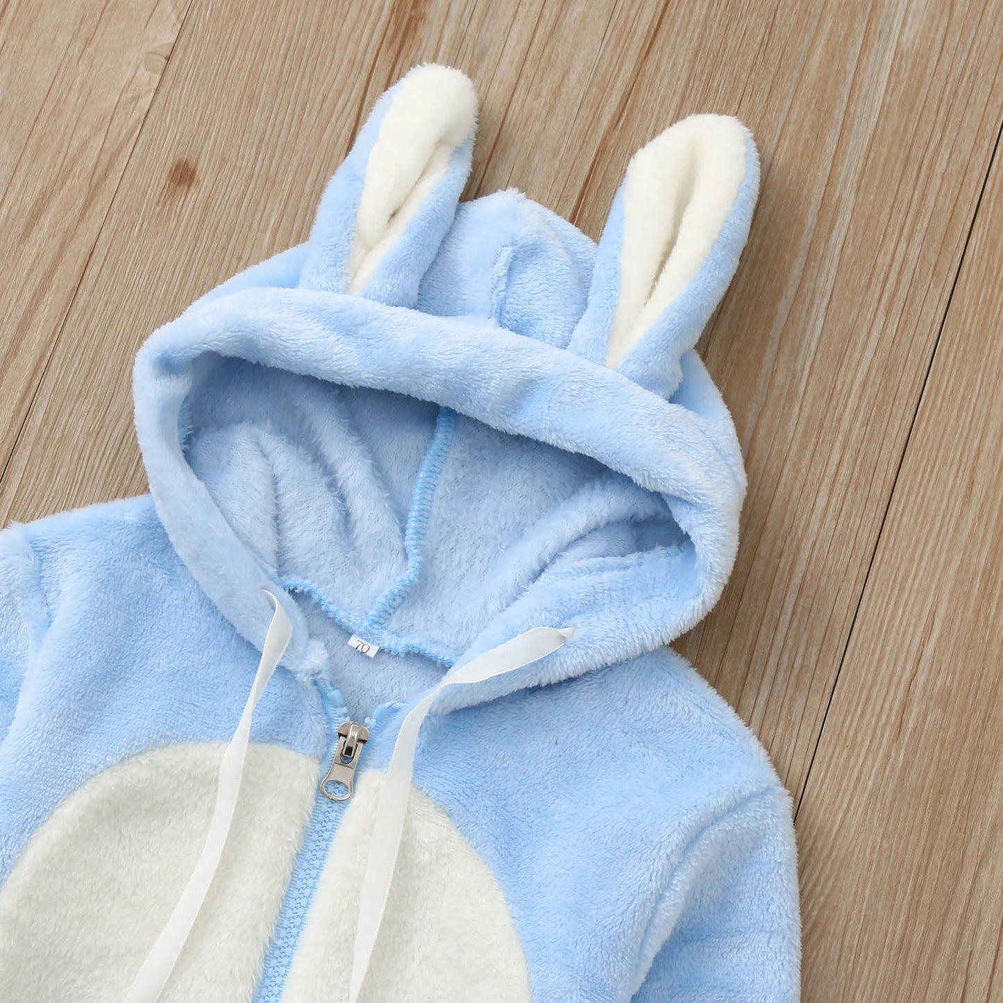 Newborn Clothing Jumpsuit Cute Rabbit Ear Hooded