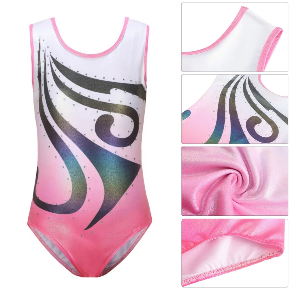 Leotards Girls Sleeveless With Headwear