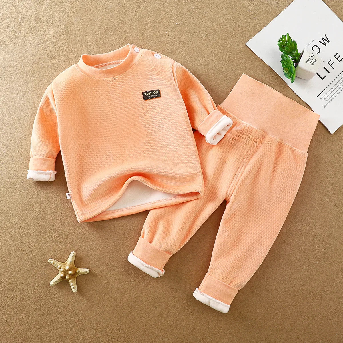 Kids Thermal Underwear Sets Warm Long John