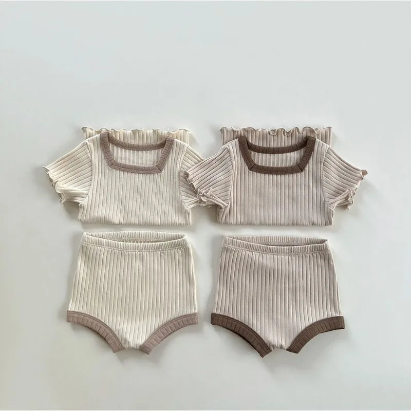 New Suit Short Sleeve Two Piece Set