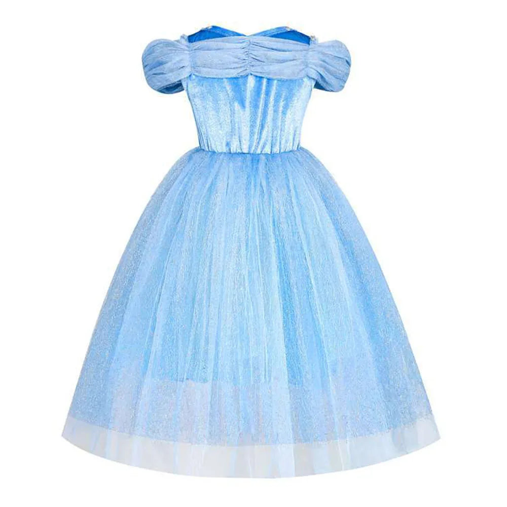 Princess Party Dresses Elsa Costume Halloween Christmas