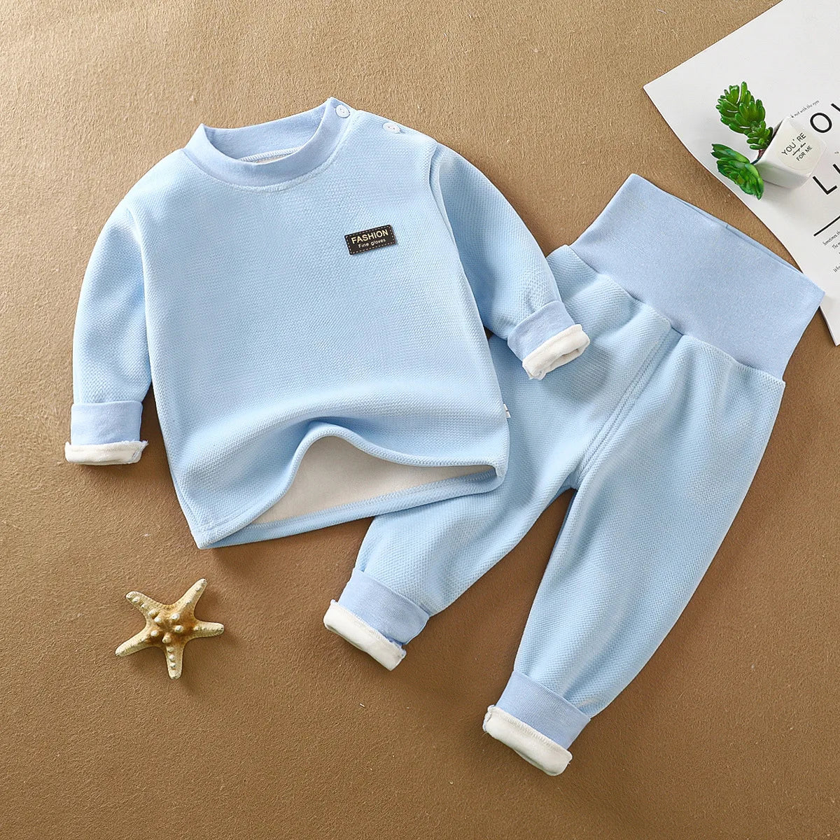 Kids Thermal Underwear Sets Warm Long John