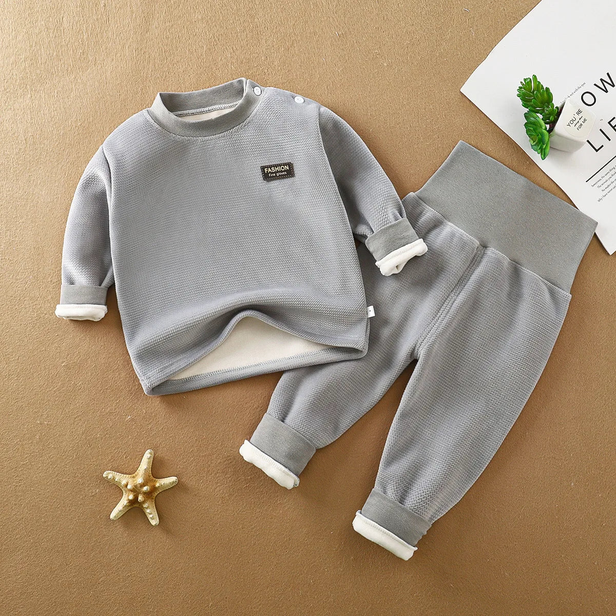 Kids Thermal Underwear Sets Warm Long John