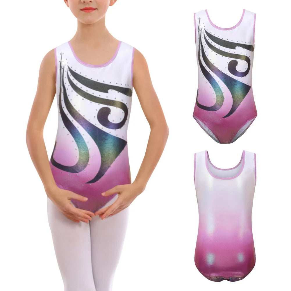 Leotards Girls Sleeveless With Headwear