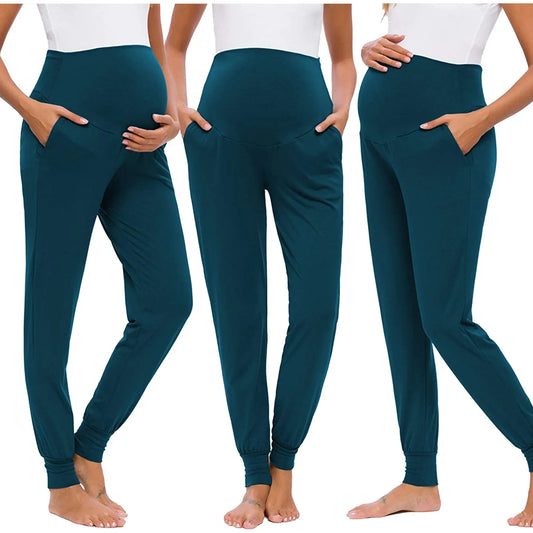 Maternity Pants Soft Slim Adjustable Waist Leggings