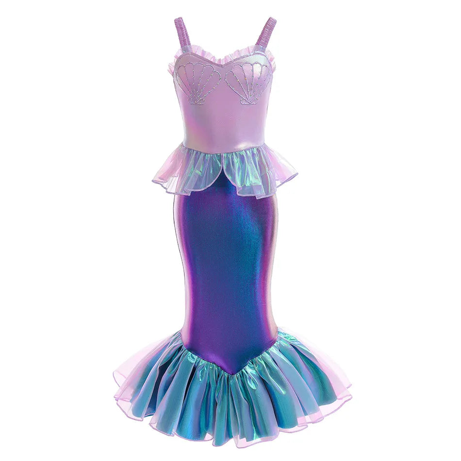 Ariel Siren Apparel Summer Beach Princess Mermaid Costume